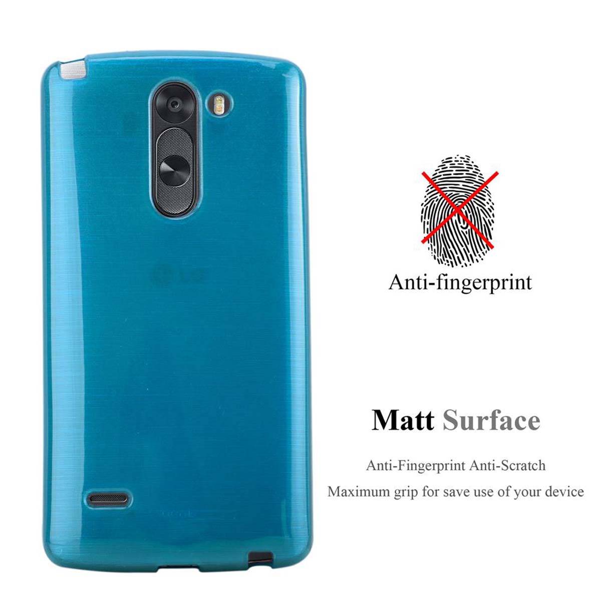 Cadorabo Hülle für LG G3 STYLUS Schutz Hülle in Türkis Schutzhülle TPU Silikon Etui Case Cover