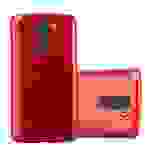 Cadorabo Hülle für LG G3 STYLUS Schutz Hülle in Rot Schutzhülle TPU Silikon Etui Case Cover