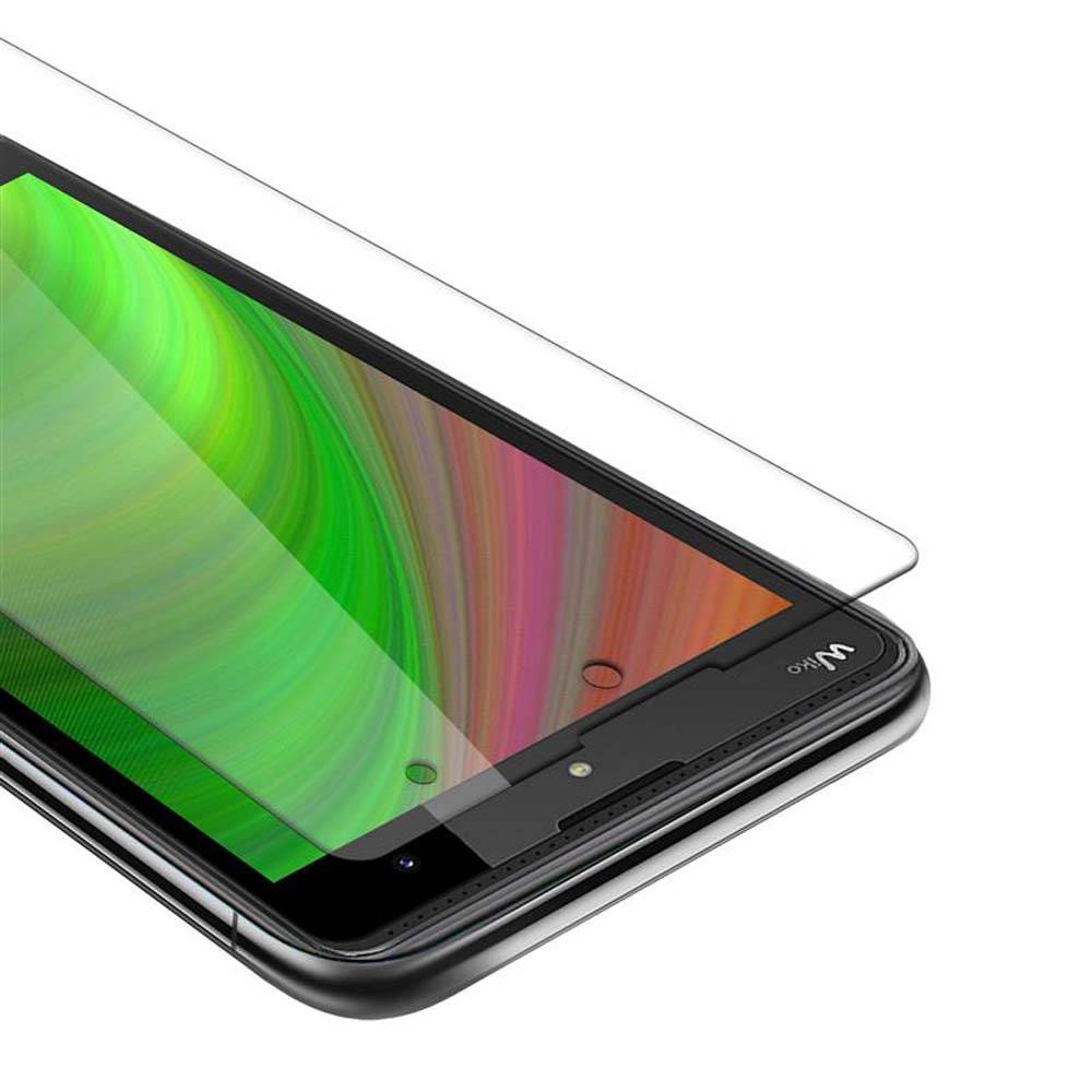 Cadorabo Panzer Folie für WIKO ROBBY Schutzfolie in Transparent Gehärtetes Tempered Display-Schutzglas