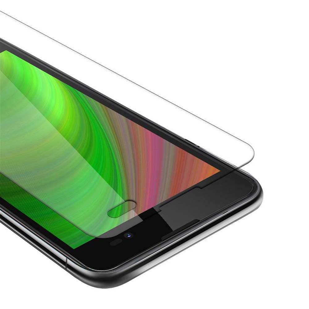 Cadorabo Panzer Folie für WIKO SUNNY 2 PLUS Schutzfolie in Transparent Gehärtetes Tempered Display-Schutzglas