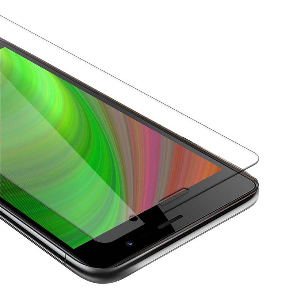 Cadorabo Panzer Folie für WIKO U FEEL LITE Schutzfolie in Transparent Gehärtetes Tempered Display-Schutzglas