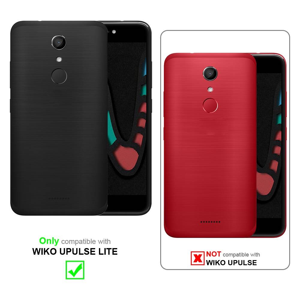 Cadorabo Panzer Folie für WIKO UPULSE LITE Schutzfolie in Transparent Gehärtetes Tempered Display-Schutzglas