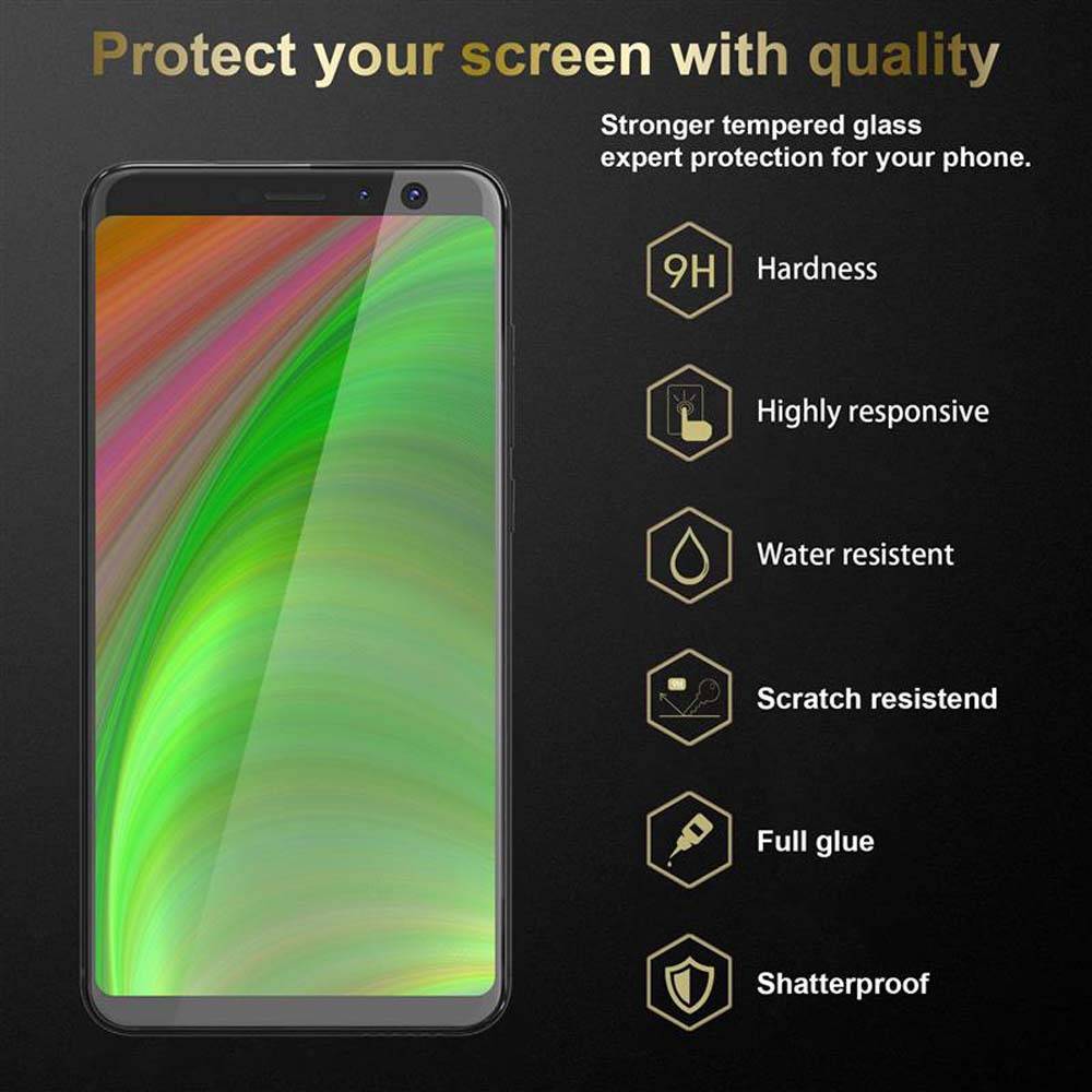 Cadorabo Panzer Folie für WIKO VIEW PRIME Schutzfolie in Transparent Gehärtetes Tempered Display-Schutzglas