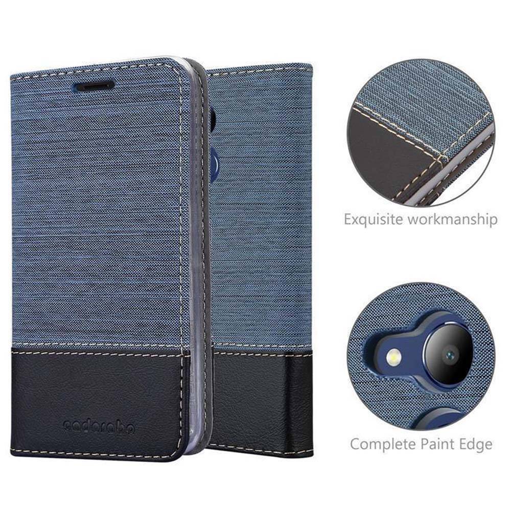 Cadorabo Hülle für Honor V9 PLAY Schutzhülle in Blau Handy Hülle Etui Book Case Cover