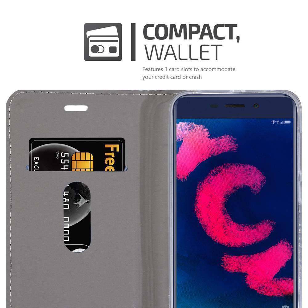 Cadorabo Hülle für Honor V9 PLAY Schutzhülle in Blau Handy Hülle Etui Book Case Cover