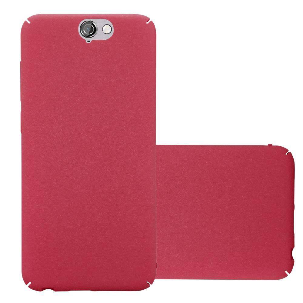 Cadorabo Schutzhülle für HTC ONE A9 Hülle in Rot Etui Hard Case Handyhülle Cover
