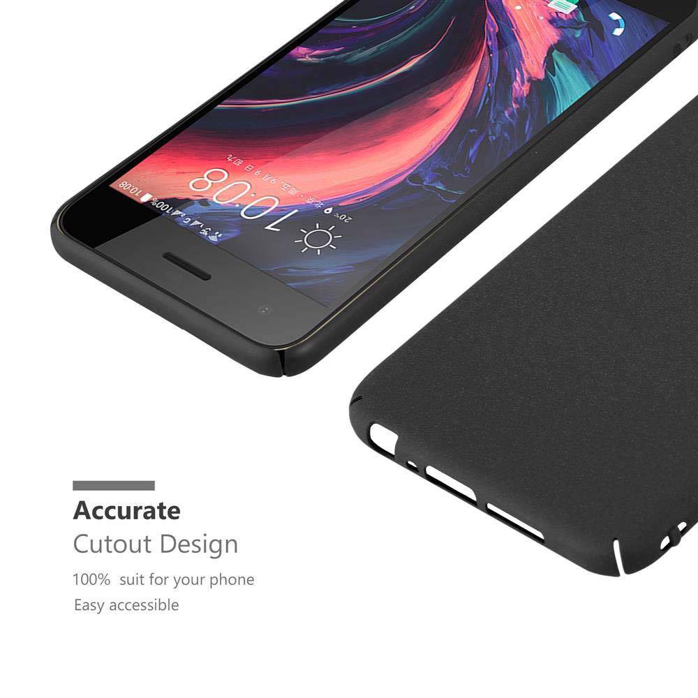 Cadorabo Schutzhülle für HTC ONE A9 Hülle in Schwarz Etui Hard Case Handyhülle Cover