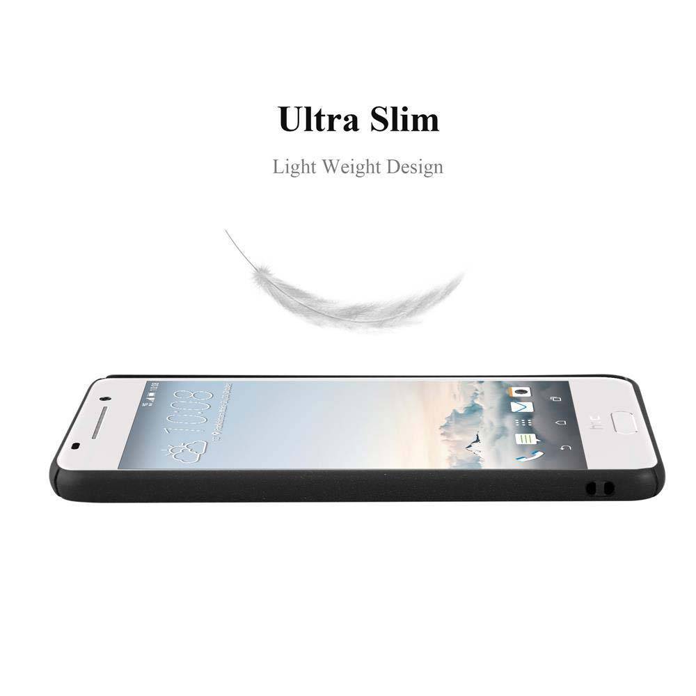 Cadorabo Schutzhülle für HTC ONE A9 Hülle in Schwarz Etui Hard Case Handyhülle Cover