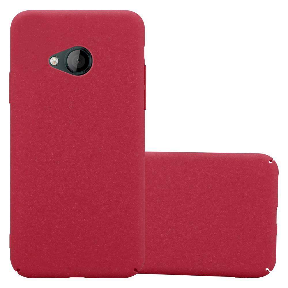 Cadorabo Schutzhülle für HTC U PLAY Hülle in Rot Etui Hard Case Handyhülle Cover
