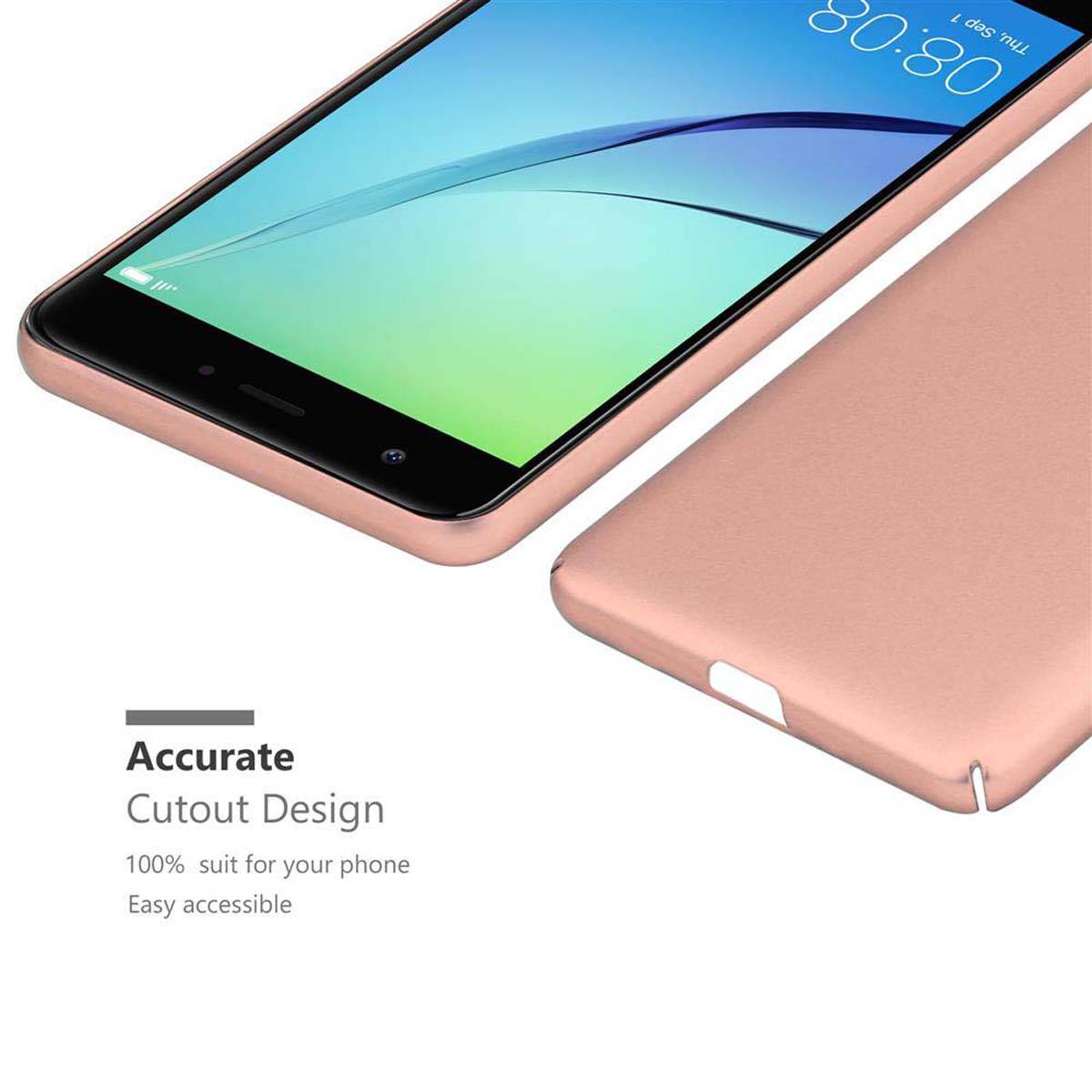 Cadorabo Hülle für Huawei NOVA Schutzhülle in Rosa Hard Case Handy Hülle Etui