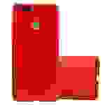 Cadorabo Hülle für Huawei NOVA Schutzhülle in Rot Hard Case Handy Hülle Etui