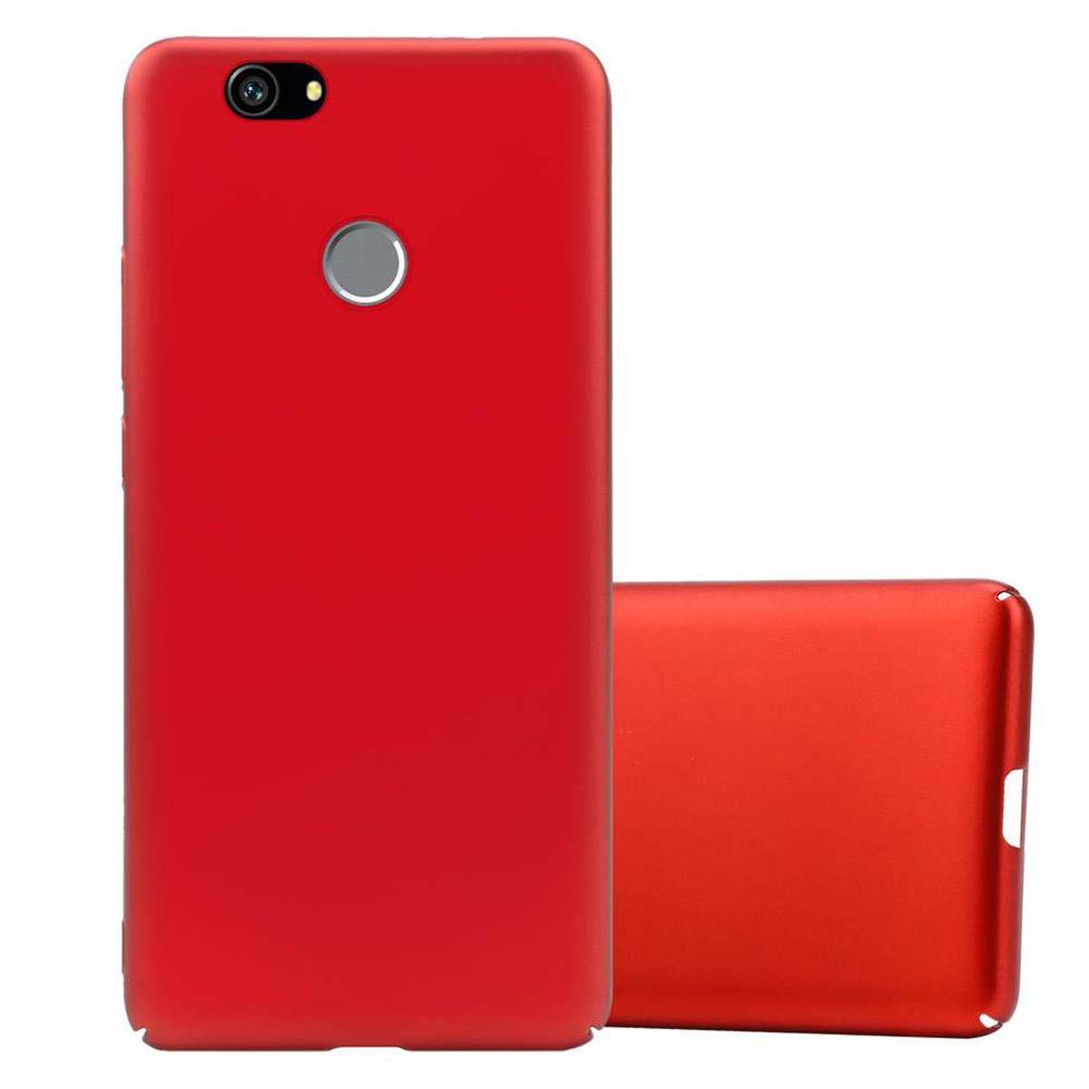 Cadorabo Hülle für Huawei NOVA Schutzhülle in Rot Hard Case Handy Hülle Etui
