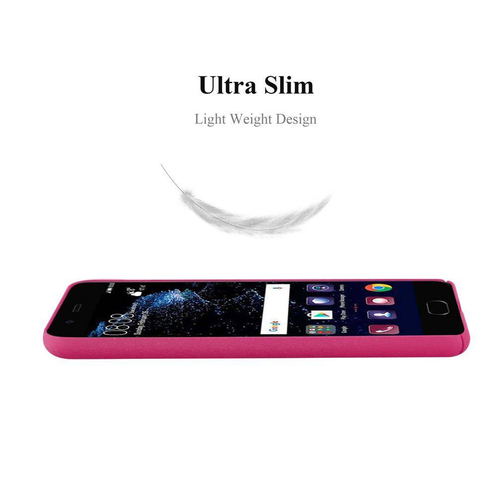 Cadorabo Schutzhülle für Huawei P10 Hülle in Pink Etui Hard Case Handyhülle Cover