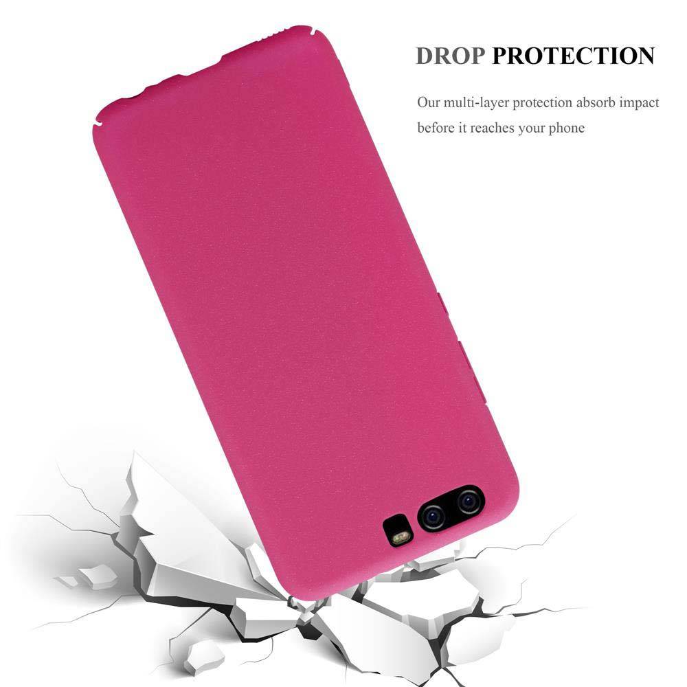 Cadorabo Schutzhülle für Huawei P10 Hülle in Pink Etui Hard Case Handyhülle Cover