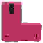 Cadorabo Schutzhülle für LG K4 2017 Hülle in Pink Etui Hard Case Handyhülle Cover