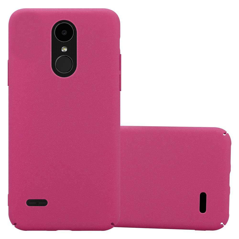 Cadorabo Schutzhülle für LG K4 2017 Hülle in Pink Etui Hard Case Handyhülle Cover