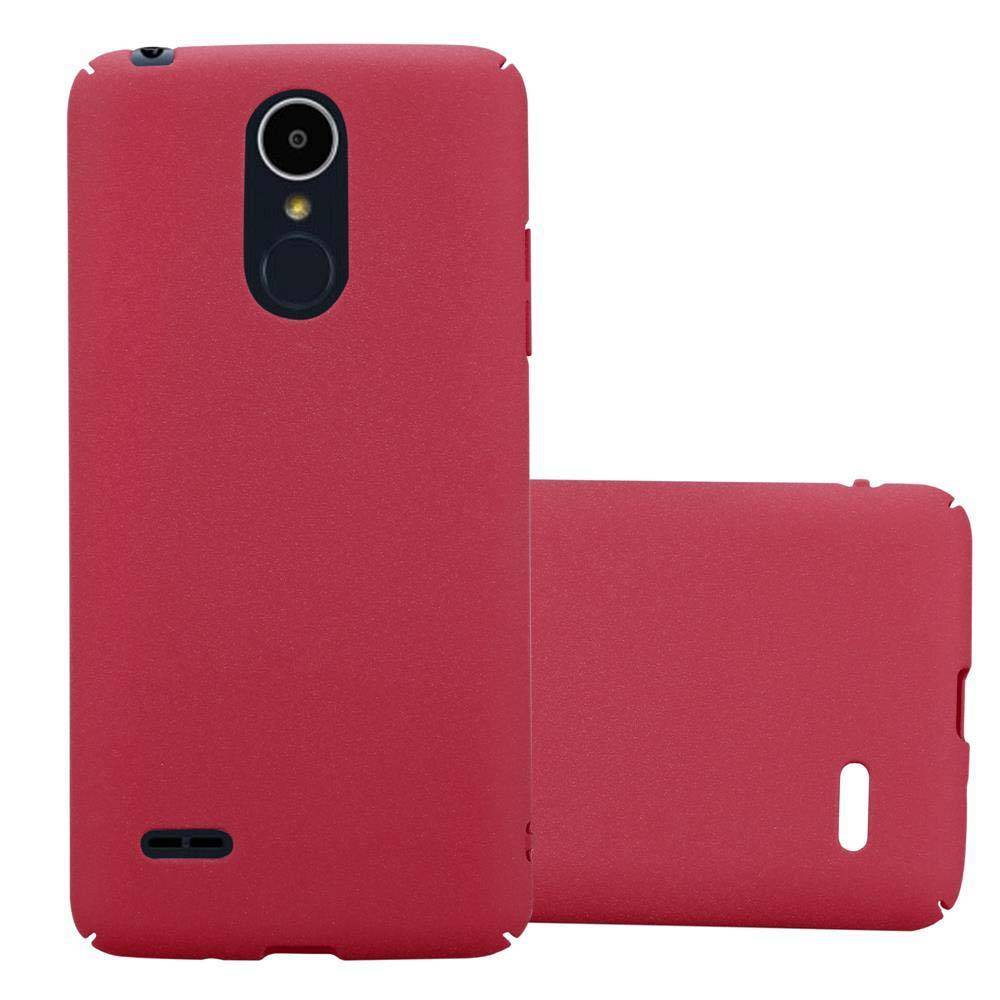 Cadorabo Schutzhülle für LG K8 2017 Hülle in Rot Etui Hard Case Handyhülle Cover
