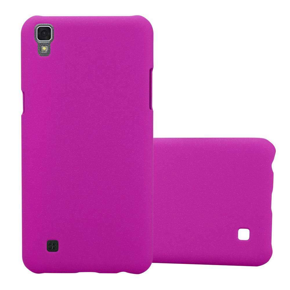 Cadorabo Schutzhülle für LG X POWER Hülle in Pink Etui Hard Case Handyhülle Cover