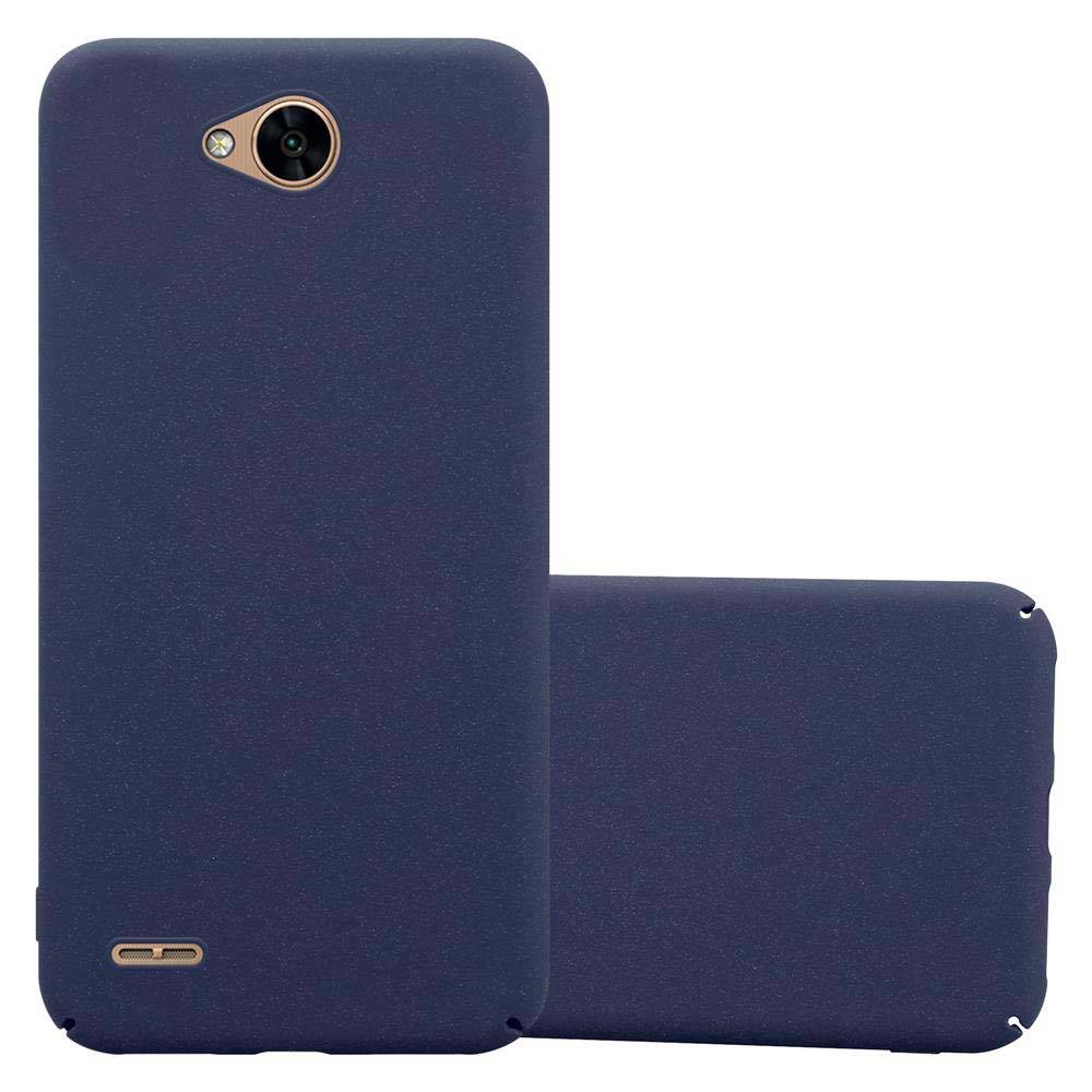 Cadorabo Schutzhülle für LG X POWER 2 Hülle in Blau Etui Hard Case Handyhülle Cover