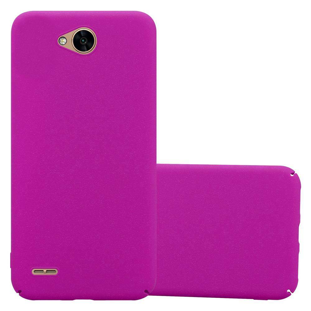 Cadorabo Schutzhülle für LG X POWER 2 Hülle in Pink Etui Hard Case Handyhülle Cover