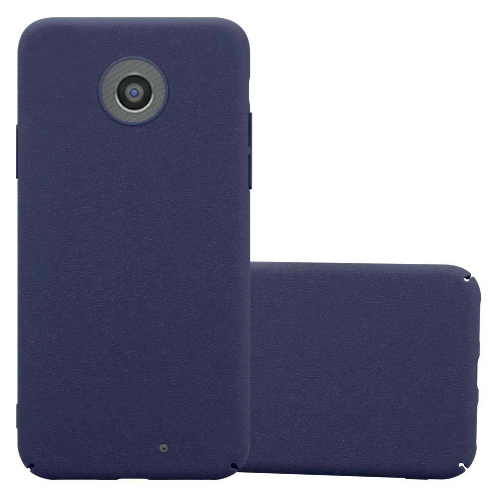 Cadorabo Schutzhülle für Motorola MOTO G2 Hülle in Blau Etui Hard Case Handyhülle Cover