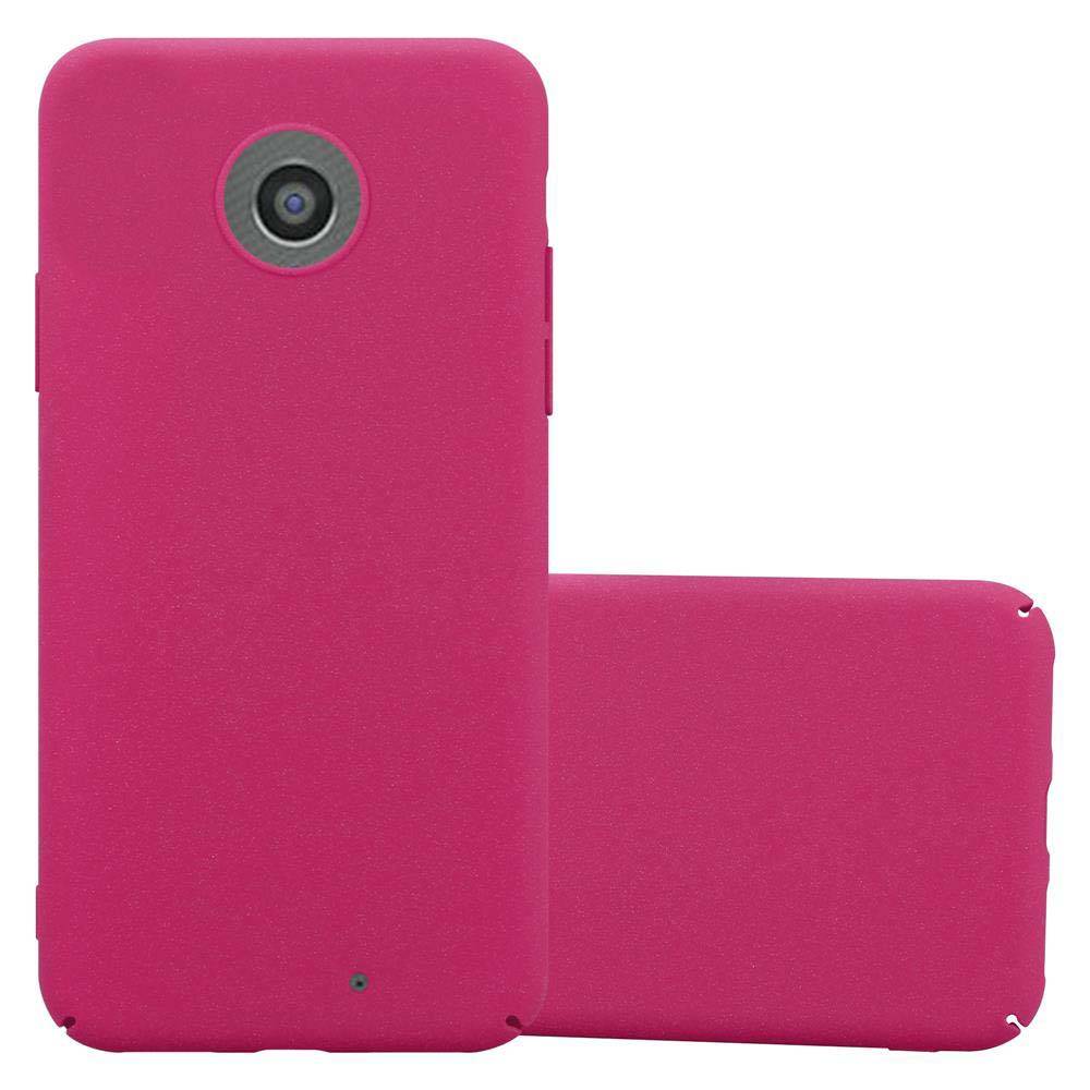 Cadorabo Schutzhülle für Motorola MOTO G2 Hülle in Pink Etui Hard Case Handyhülle Cover