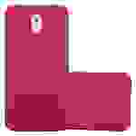 Cadorabo Schutzhülle für Nokia 3 2017 Hülle in Rot Etui Hard Case Handyhülle Cover
