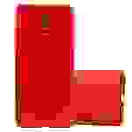 Cadorabo Hülle für Nokia 3 2017 Schutzhülle in Rot Hard Case Handy Hülle Etui