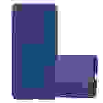 Cadorabo Hülle für Nokia 5 2017 Schutzhülle in Blau Hard Case Handy Hülle Etui