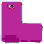 Cadorabo Schutzhülle für Nokia Lumia 650 Hülle in Pink Etui Hard Case Handyhülle Cover