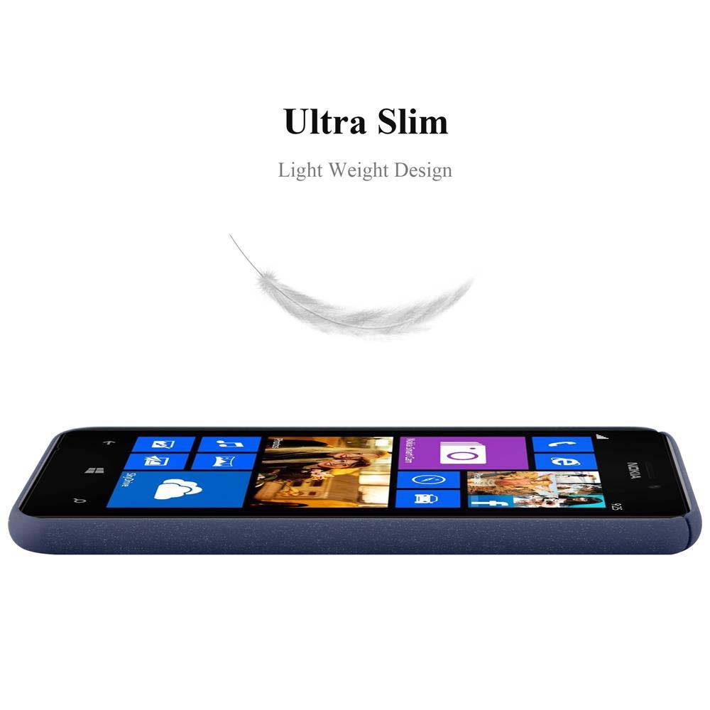 Cadorabo Schutzhülle für Nokia Lumia 925 Hülle in Blau Etui Hard Case Handyhülle Cover
