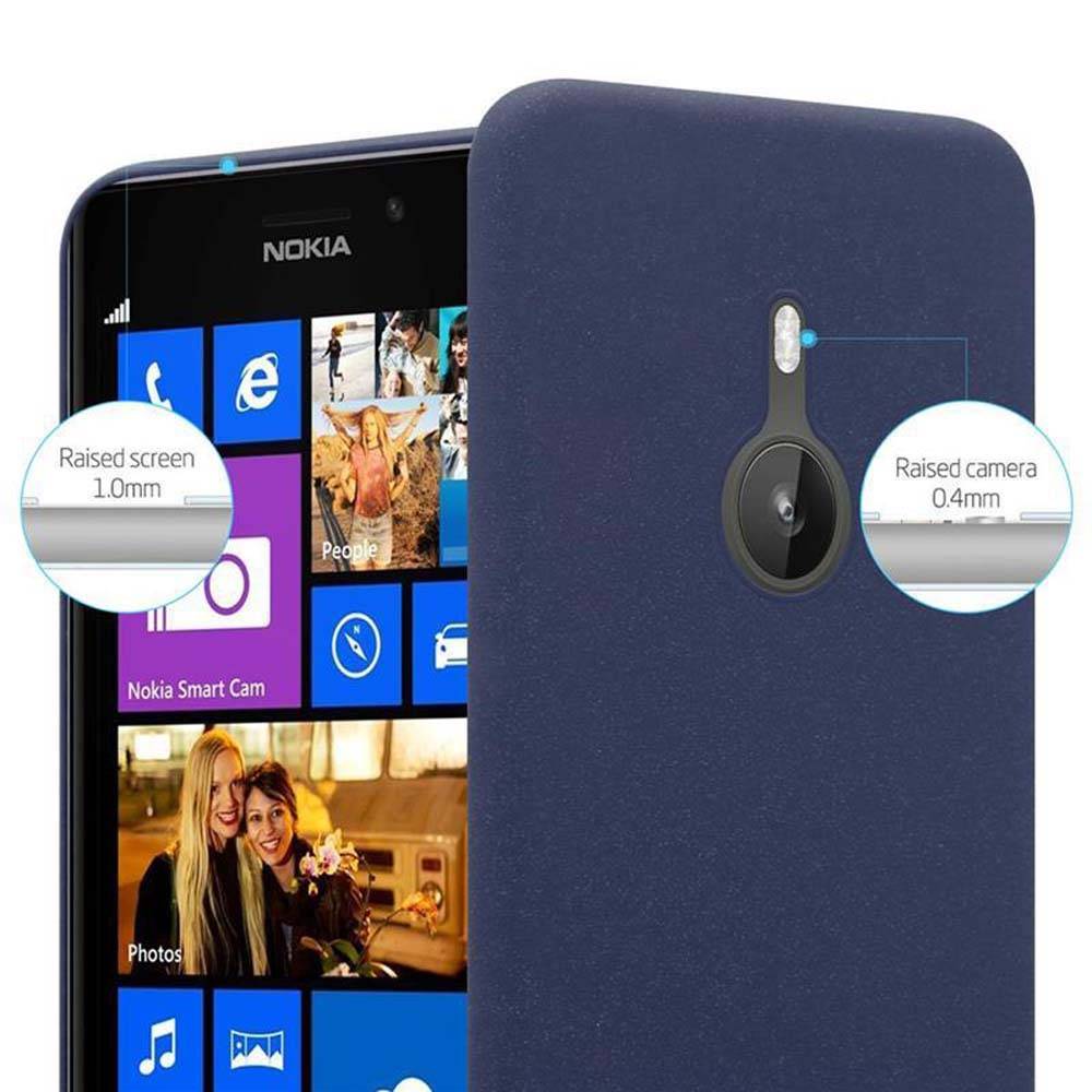 Cadorabo Schutzhülle für Nokia Lumia 925 Hülle in Blau Etui Hard Case Handyhülle Cover