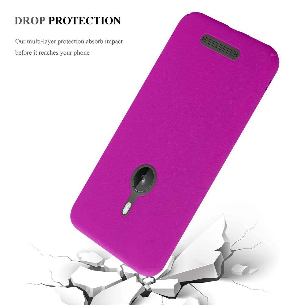 Cadorabo Schutzhülle für Nokia Lumia 925 Hülle in Pink Etui Hard Case Handyhülle Cover