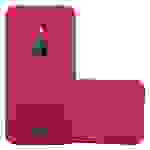 Cadorabo Schutzhülle für Nokia Lumia 925 Hülle in Rot Etui Hard Case Handyhülle Cover