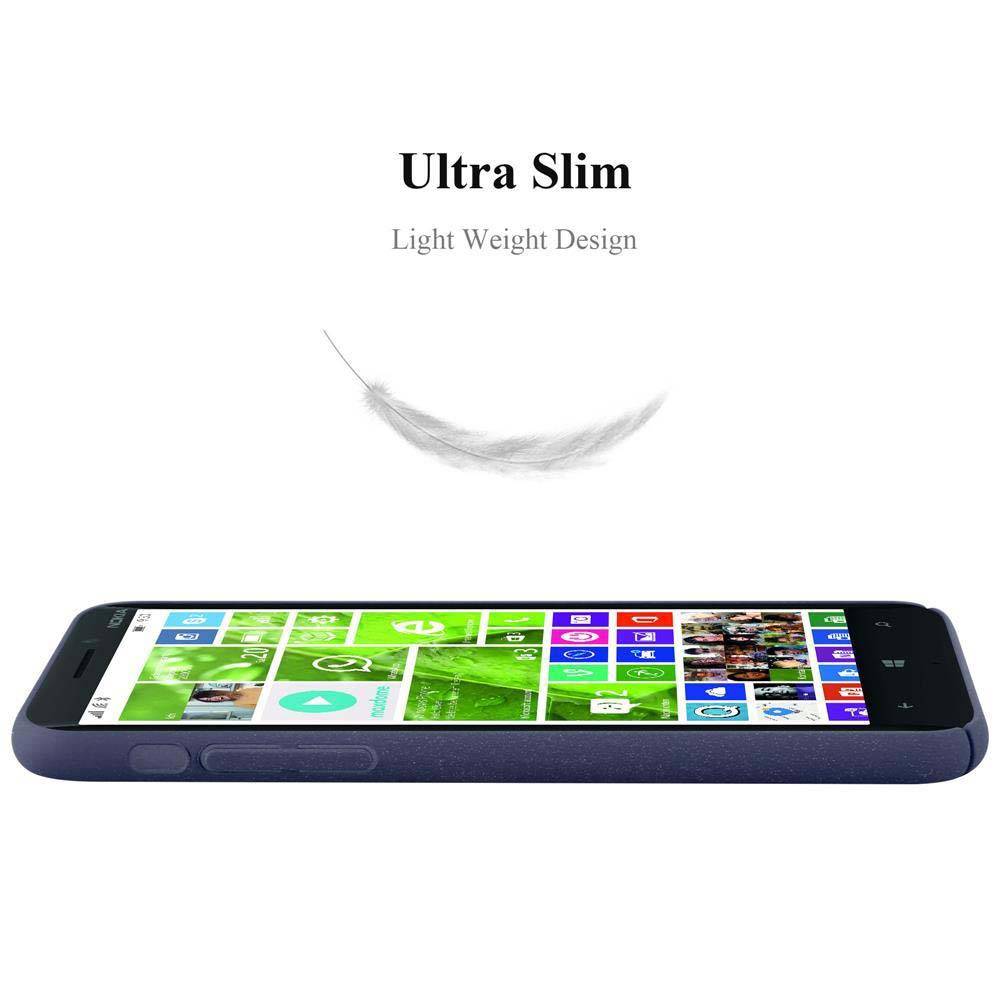 Cadorabo Schutzhülle für Nokia Lumia 929 / 930 Hülle in Blau Etui Hard Case Handyhülle Cover