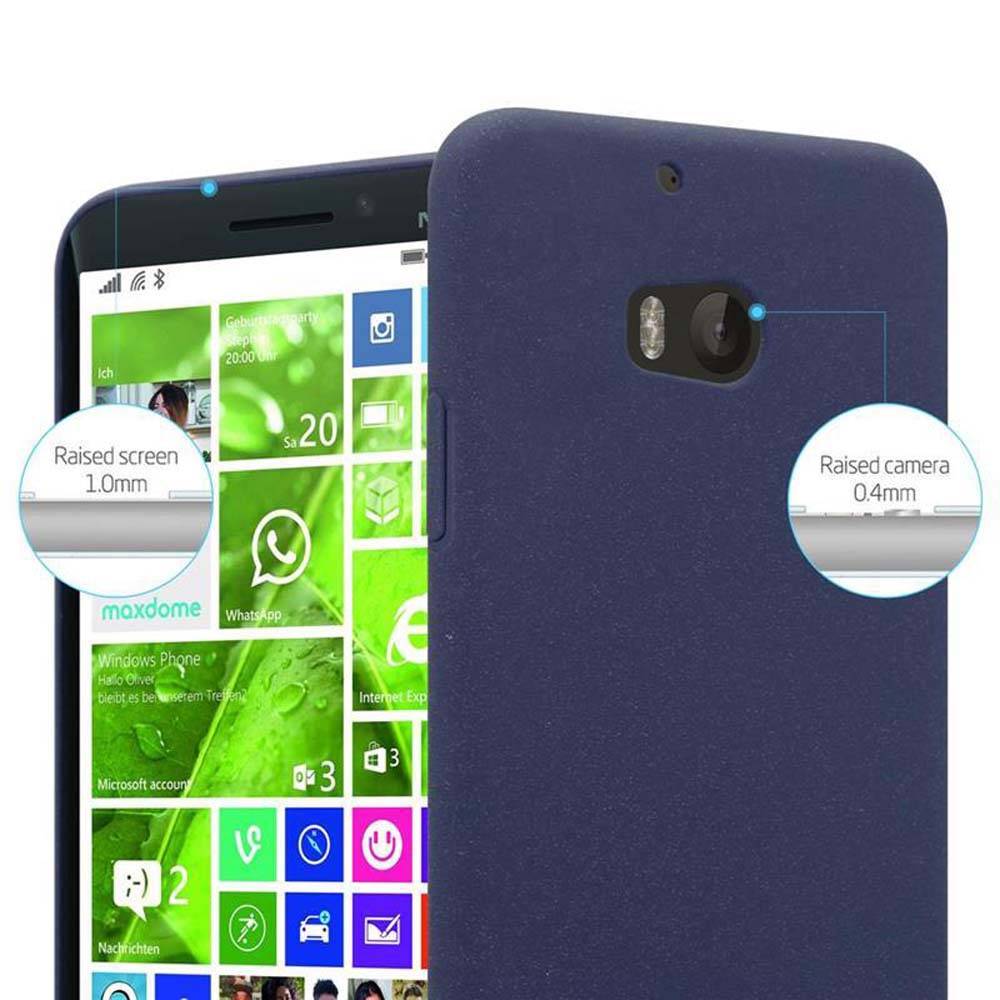 Cadorabo Schutzhülle für Nokia Lumia 929 / 930 Hülle in Blau Etui Hard Case Handyhülle Cover