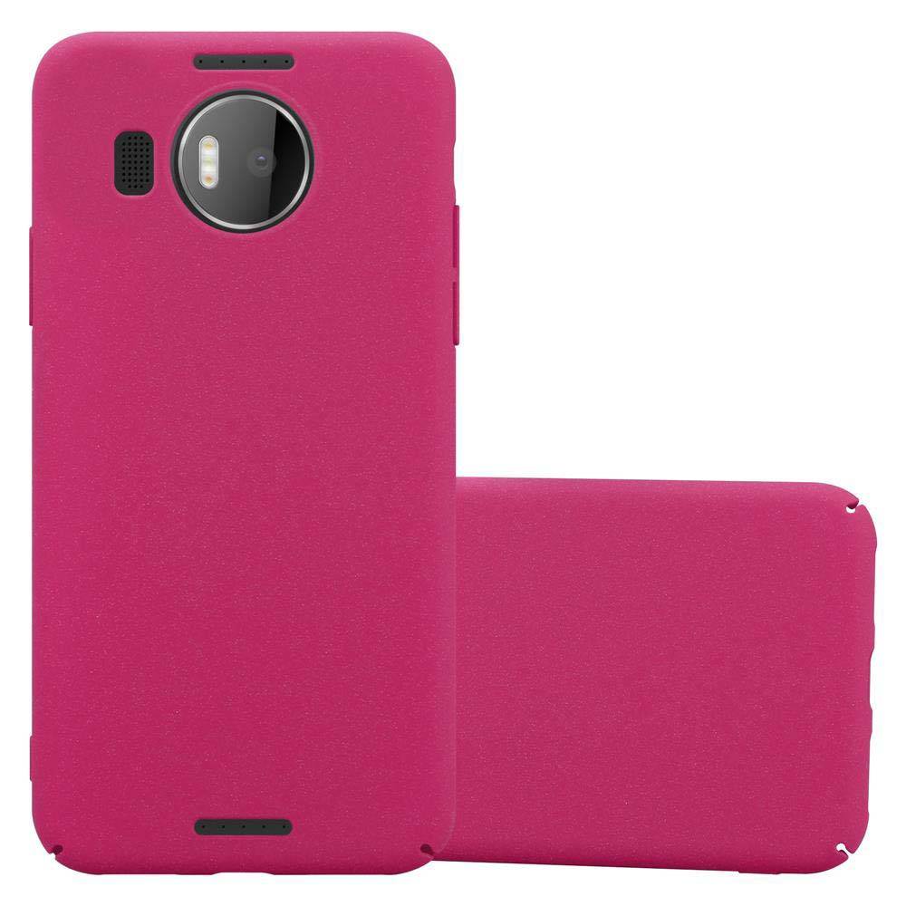 Cadorabo Schutzhülle für Nokia Lumia 950 XL Hülle in Pink Etui Hard Case Handyhülle Cover