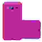 Cadorabo Schutzhülle für Samsung Galaxy J3 2017 Hülle in Pink Etui Hard Case Handyhülle Cover