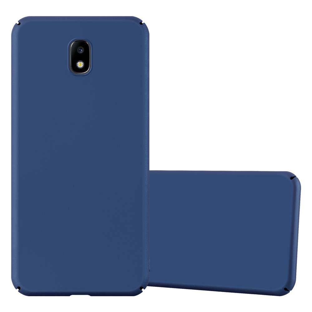 Cadorabo Hülle für Samsung Galaxy J5 2017 Schutzhülle in Blau Hard Case Handy Hülle Etui
