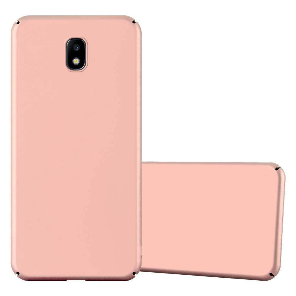 Cadorabo Hülle für Samsung Galaxy J7 2017 Schutzhülle in Rosa Hard Case Handy Hülle Etui