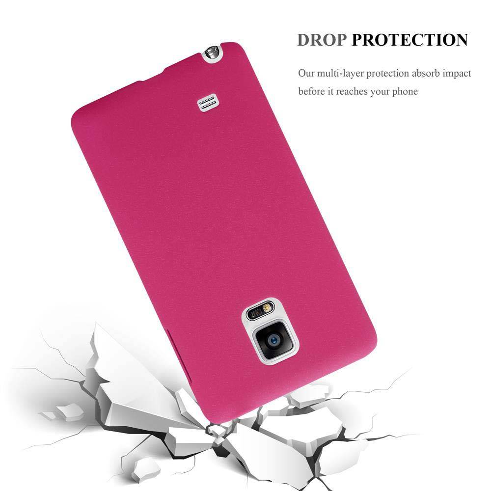 Cadorabo Schutzhülle für Samsung Galaxy NOTE EDGE Hülle in Pink Etui Hard Case Handyhülle Cover