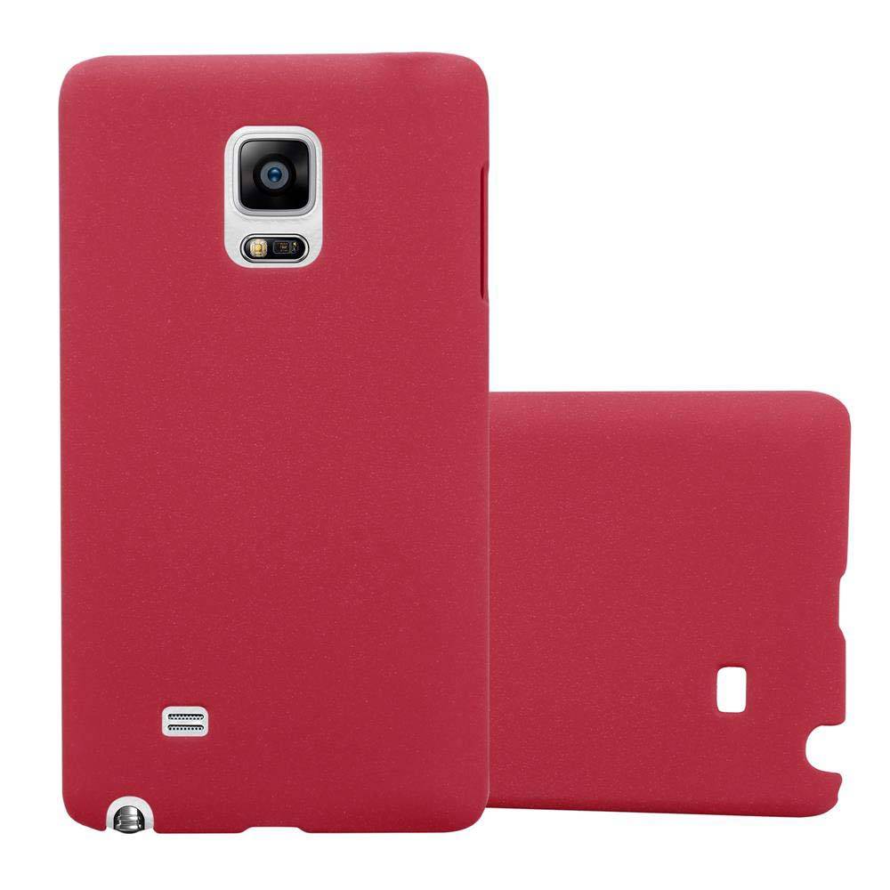 Cadorabo Schutzhülle für Samsung Galaxy NOTE EDGE Hülle in Rot Etui Hard Case Handyhülle Cover
