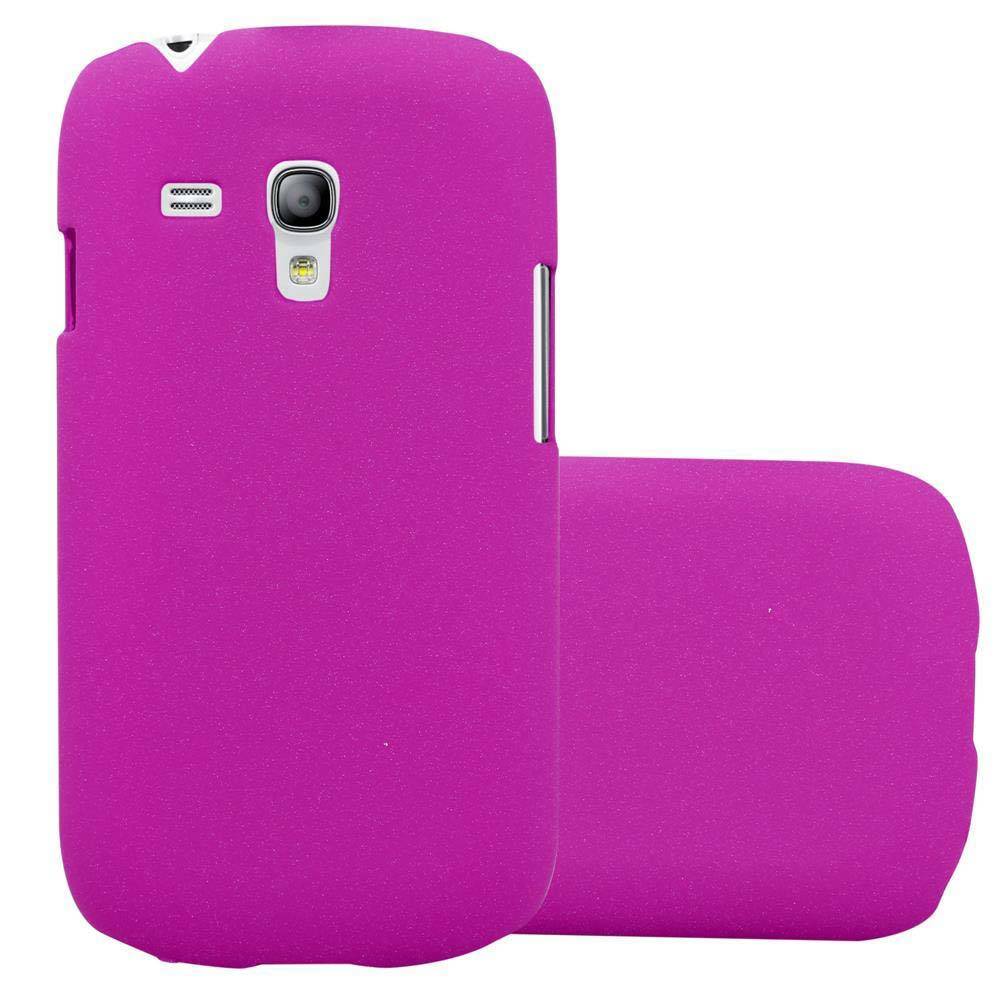 Cadorabo Schutzhülle für Samsung Galaxy S3 MINI Hülle in Pink Etui Hard Case Handyhülle Cover