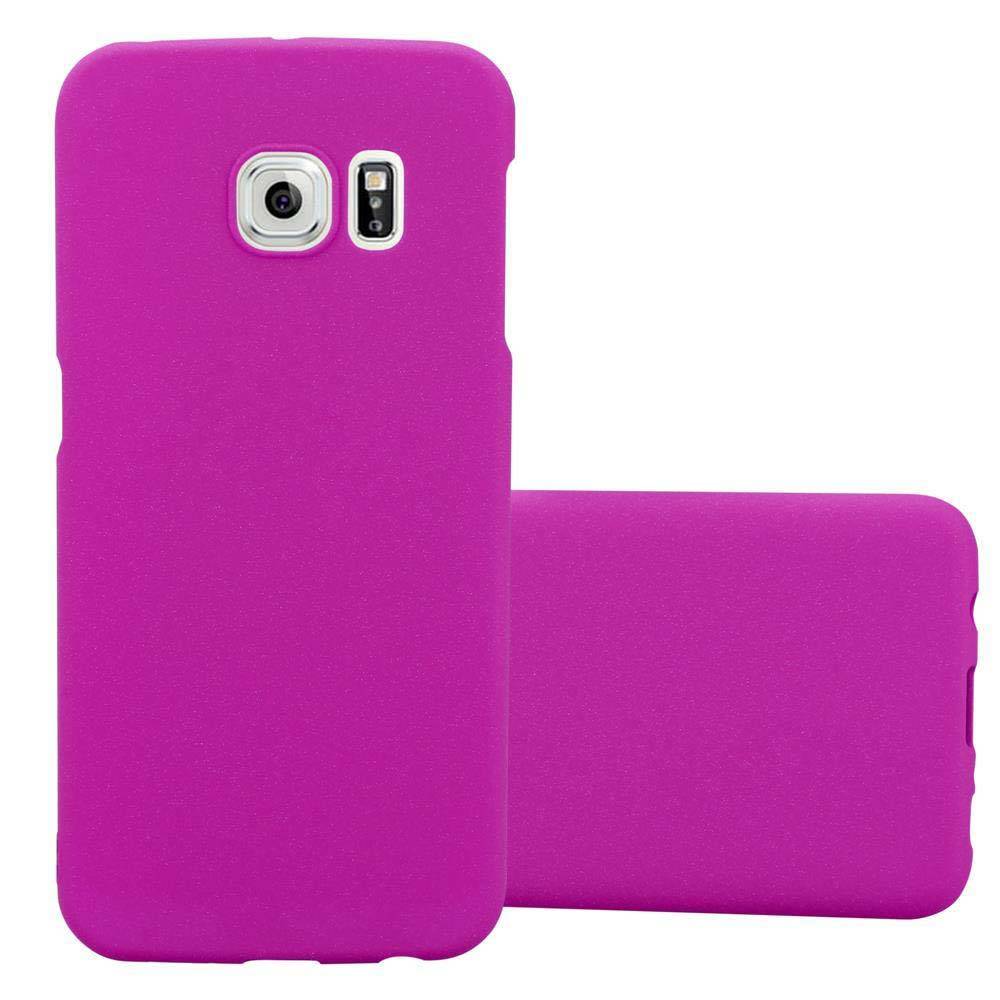 Cadorabo Schutzhülle für Samsung Galaxy S6 EDGE PLUS Hülle in Pink Etui Hard Case Handyhülle Cover