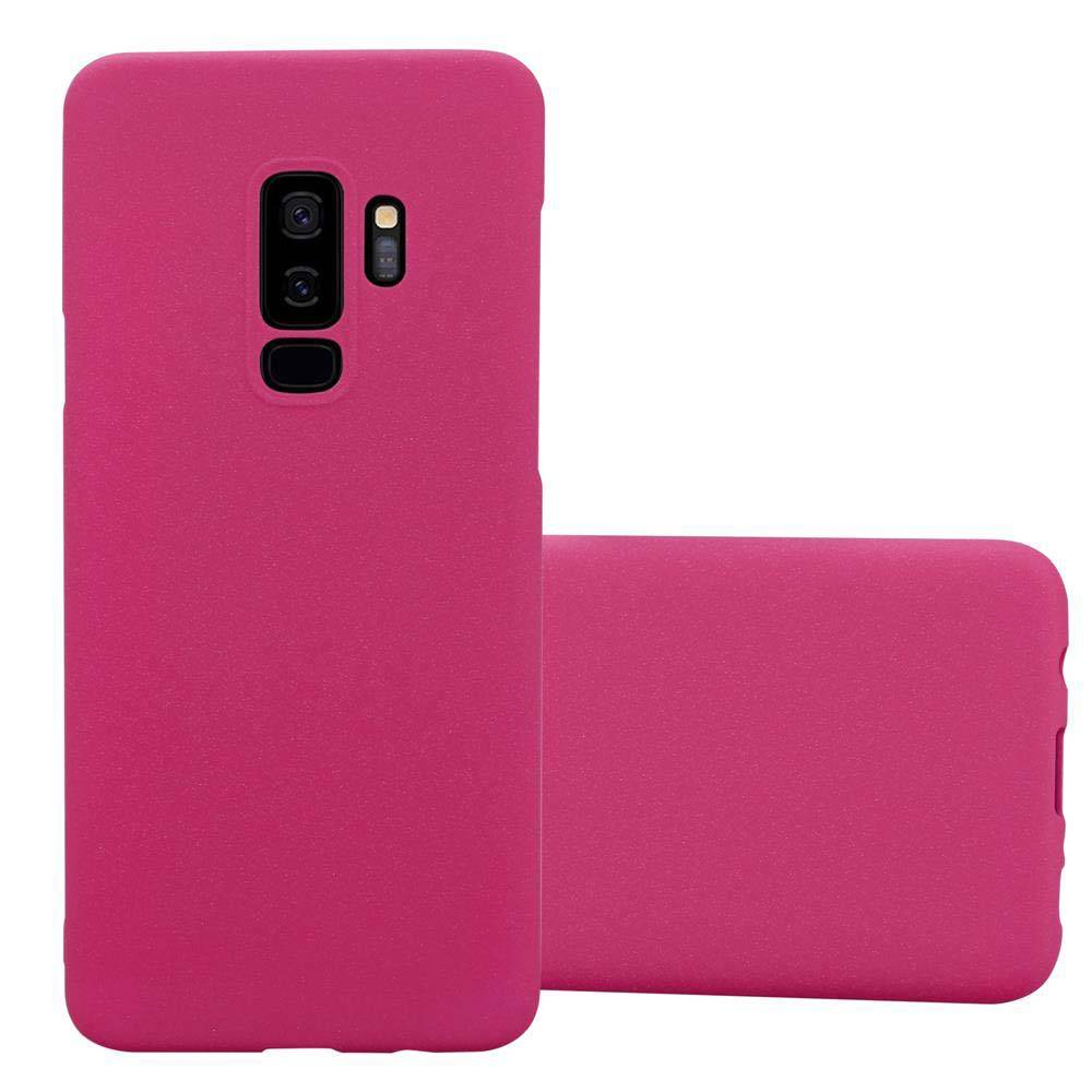 Cadorabo Schutzhülle für Samsung Galaxy S9 PLUS Hülle in Pink Etui Hard Case Handyhülle Cover