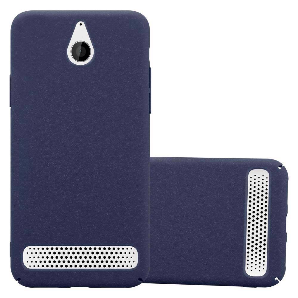 Cadorabo Schutzhülle für Sony Xperia E1 Hülle in Blau Etui Hard Case Handyhülle Cover