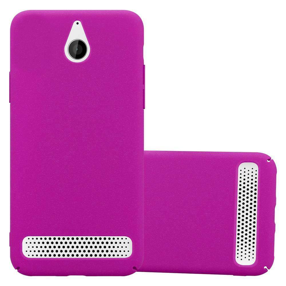 Cadorabo Schutzhülle für Sony Xperia E1 Hülle in Pink Etui Hard Case Handyhülle Cover