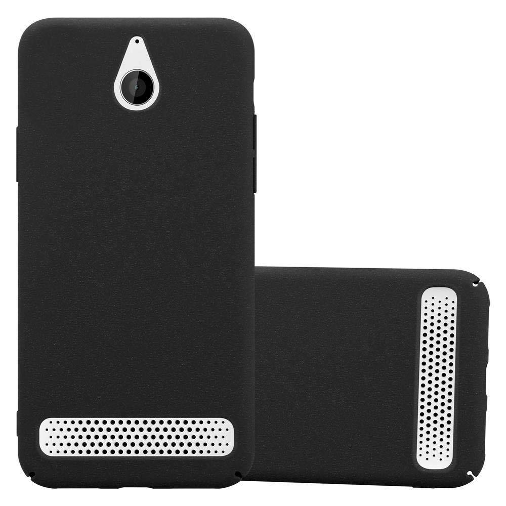 Cadorabo Schutzhülle für Sony Xperia E1 Hülle in Schwarz Etui Hard Case Handyhülle Cover