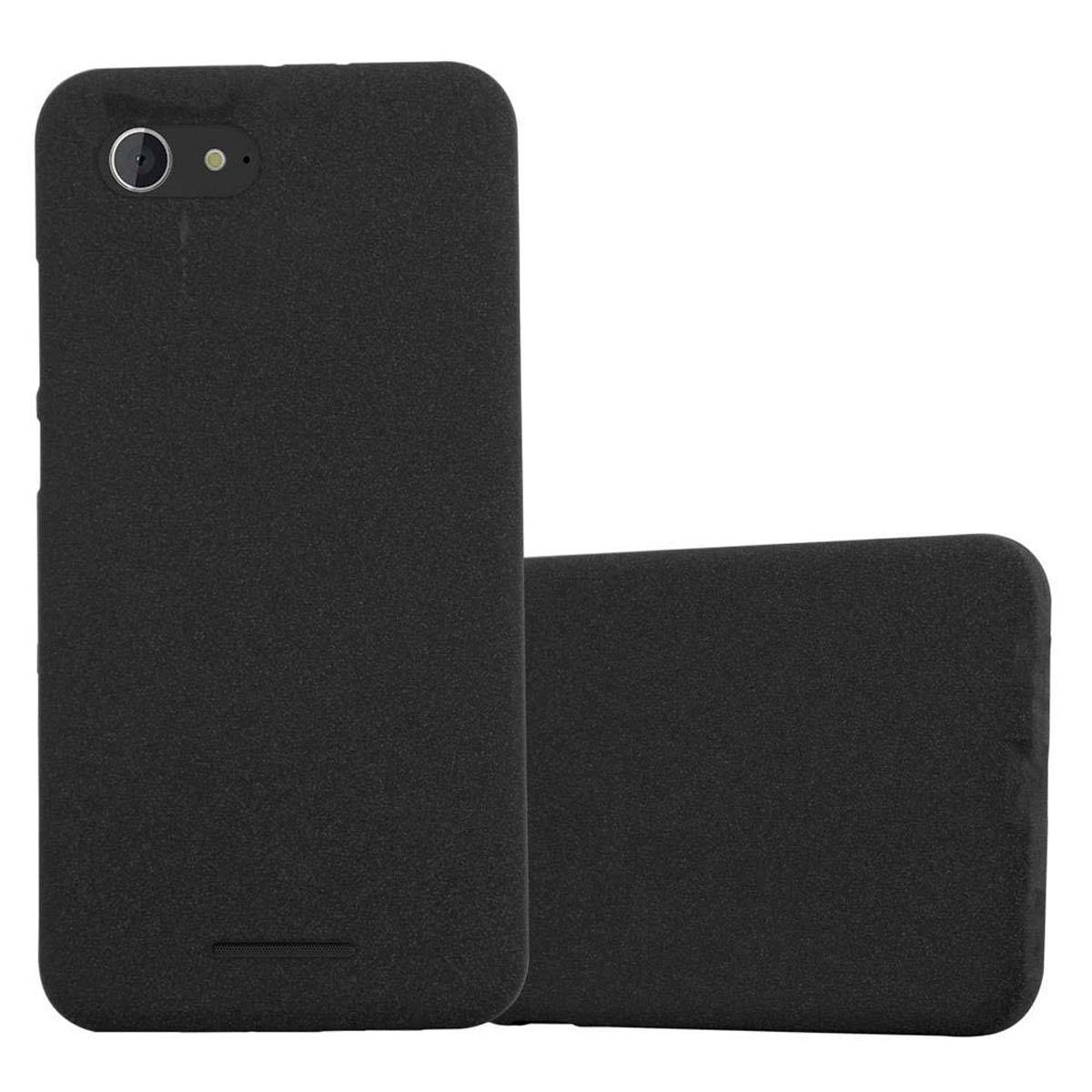 Cadorabo Schutzhülle für Sony Xperia E3 Hülle in Schwarz Handyhülle TPU Etui Cover Case