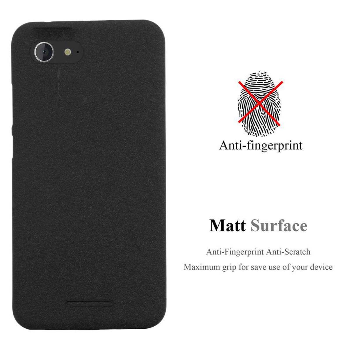 Cadorabo Schutzhülle für Sony Xperia E3 Hülle in Schwarz Handyhülle TPU Etui Cover Case